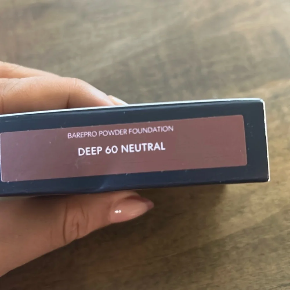 NEW IN BOX - bareMinerals BAREPRO Powder Foundation in shade:DEEP 60 Neutral